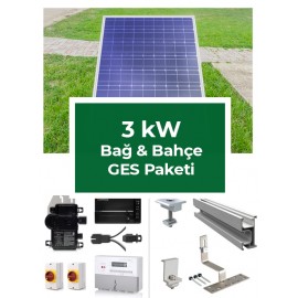 3 kW Bağ & Bahçe GES Paketi