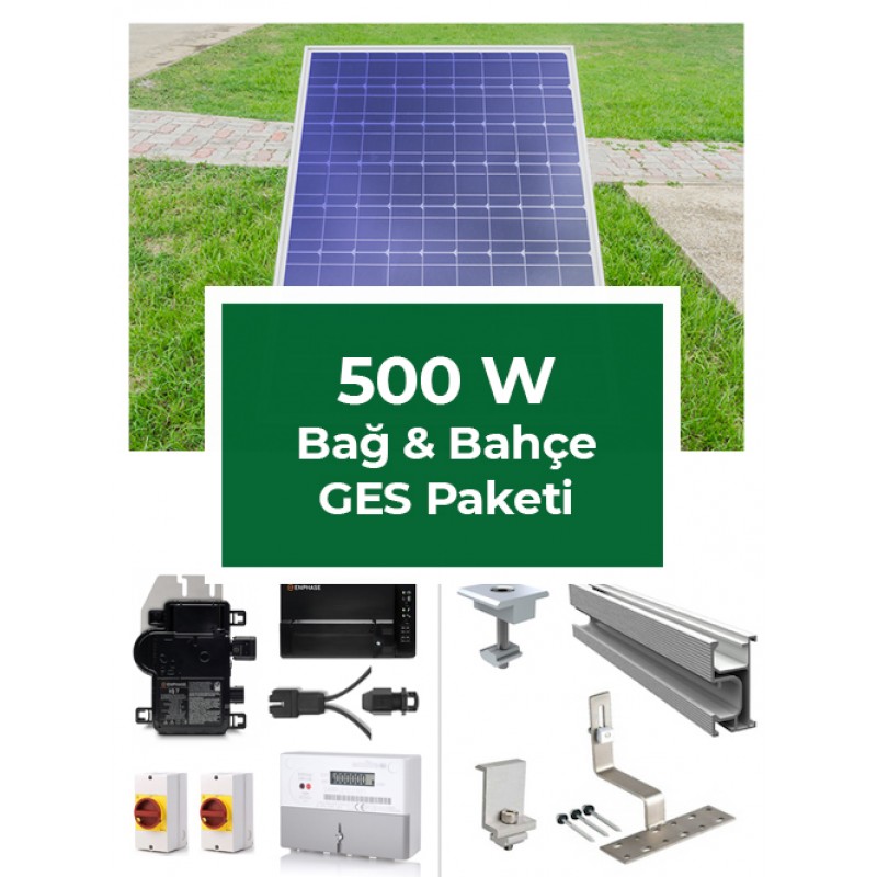500 W Bağ & Bahçe GES Paketi