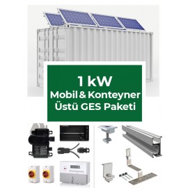 1 kW Mobil & Konteyner Üstü GES Paketi