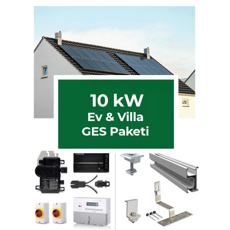 10 kW Ev & Villa GES Paketi 