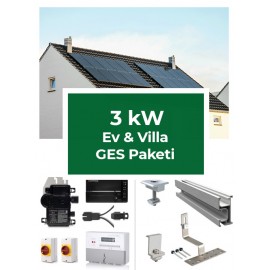 3 kW Ev & Villa GES Paketi 